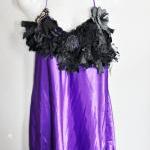 Flapper 1920s Vintage Slip Make Over Purple And..
